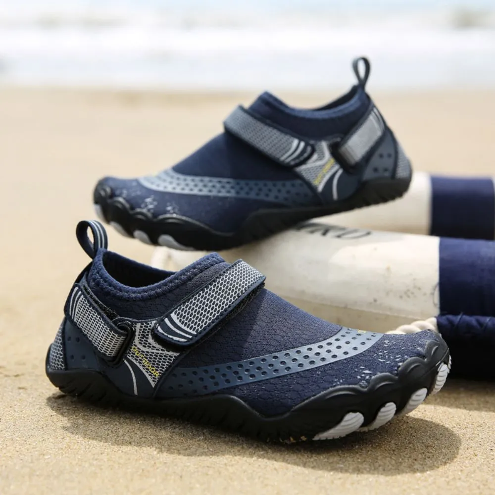 Kids' Water Shoes Barefoot Quick Dry Aqua Sports Boys Girls - Blue Size BigKid US2 = EU32
