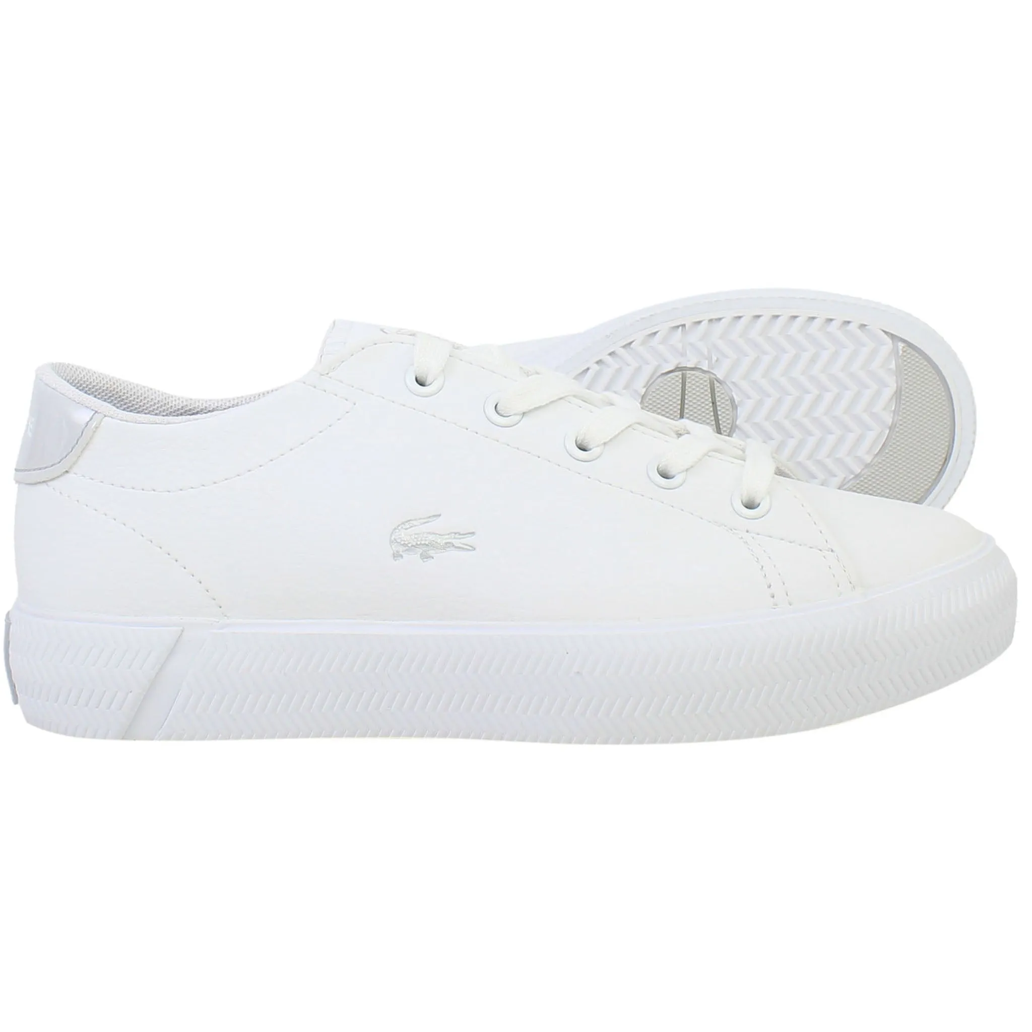Lacoste Gripshot 223 1 JD Kids White Trainers