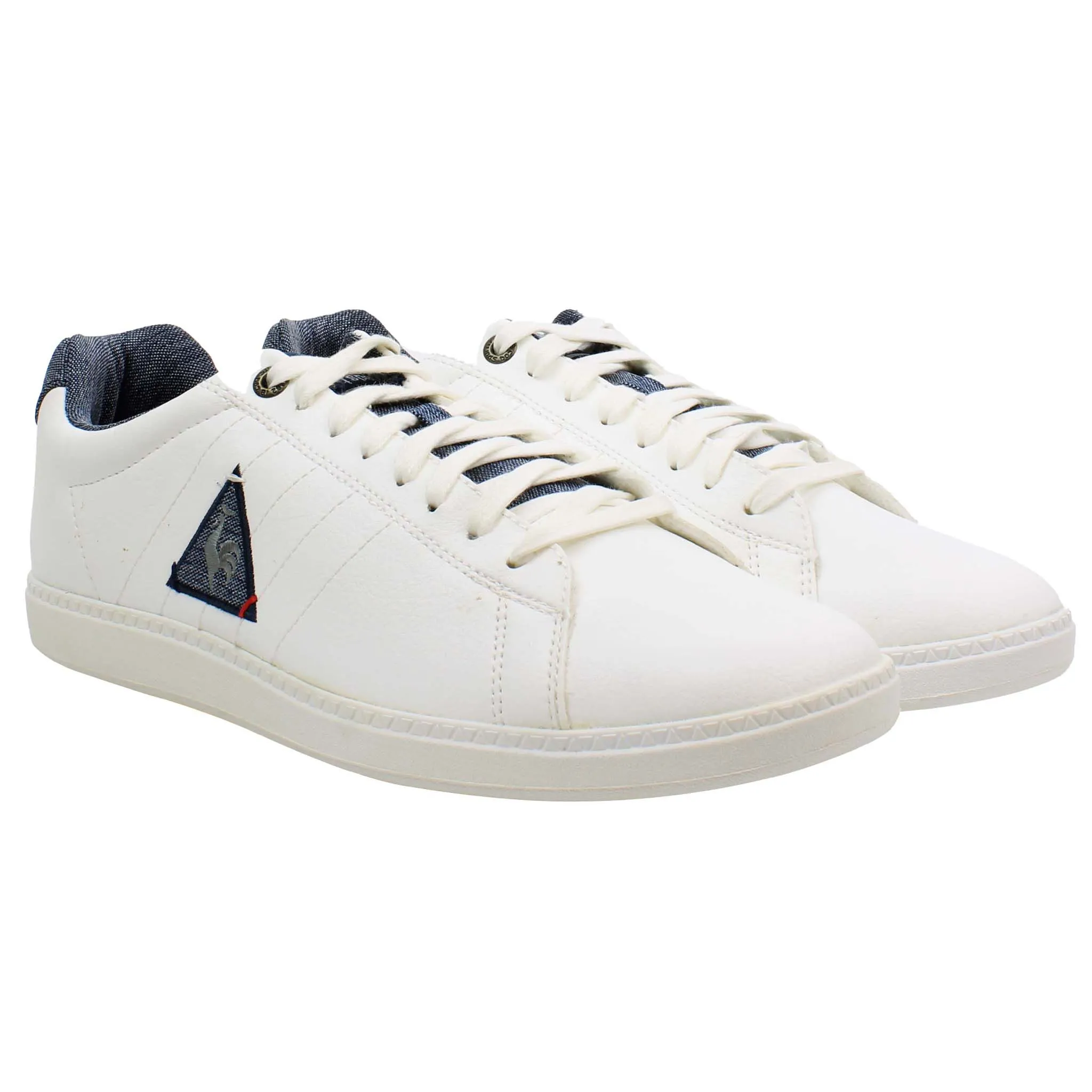 Le Coq Sportif Courtcraft S Lea/2 Tones Mens White Trainers