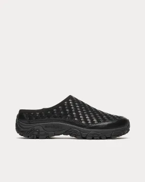 Moab 2 Slide Leather Woven Black Slip On Sneakers