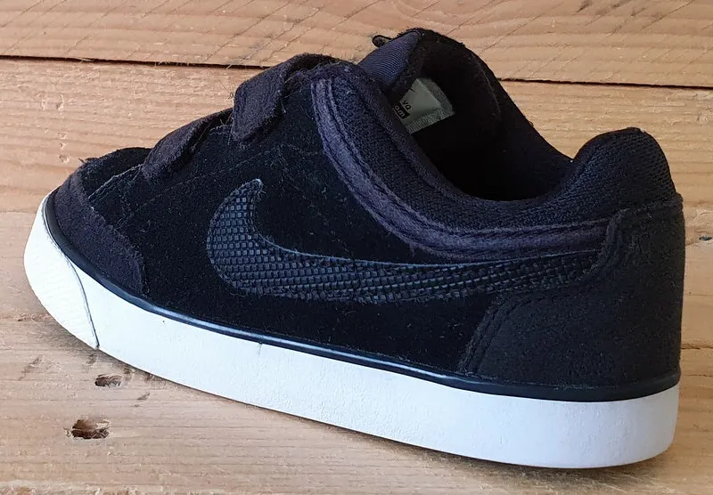 Nike Classic Capri 3 Low Suede Kids Trainers UK8.5/US9C/EU26 579949-016 Black