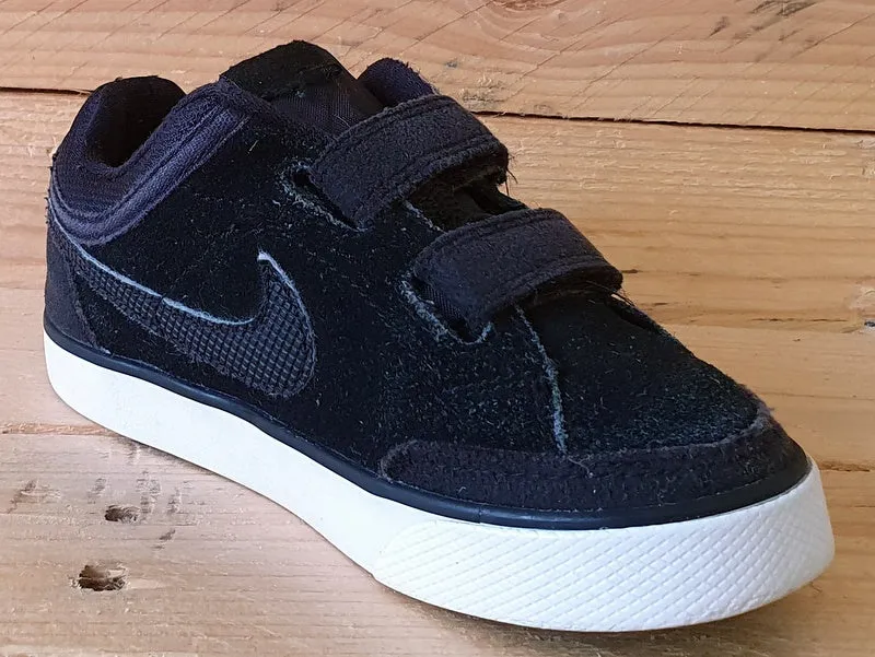 Nike Classic Capri 3 Low Suede Kids Trainers UK8.5/US9C/EU26 579949-016 Black