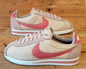 Nike Classic Cortez Low Trainers UK6/US8.5/EU40 749864-603 Coral Stardust