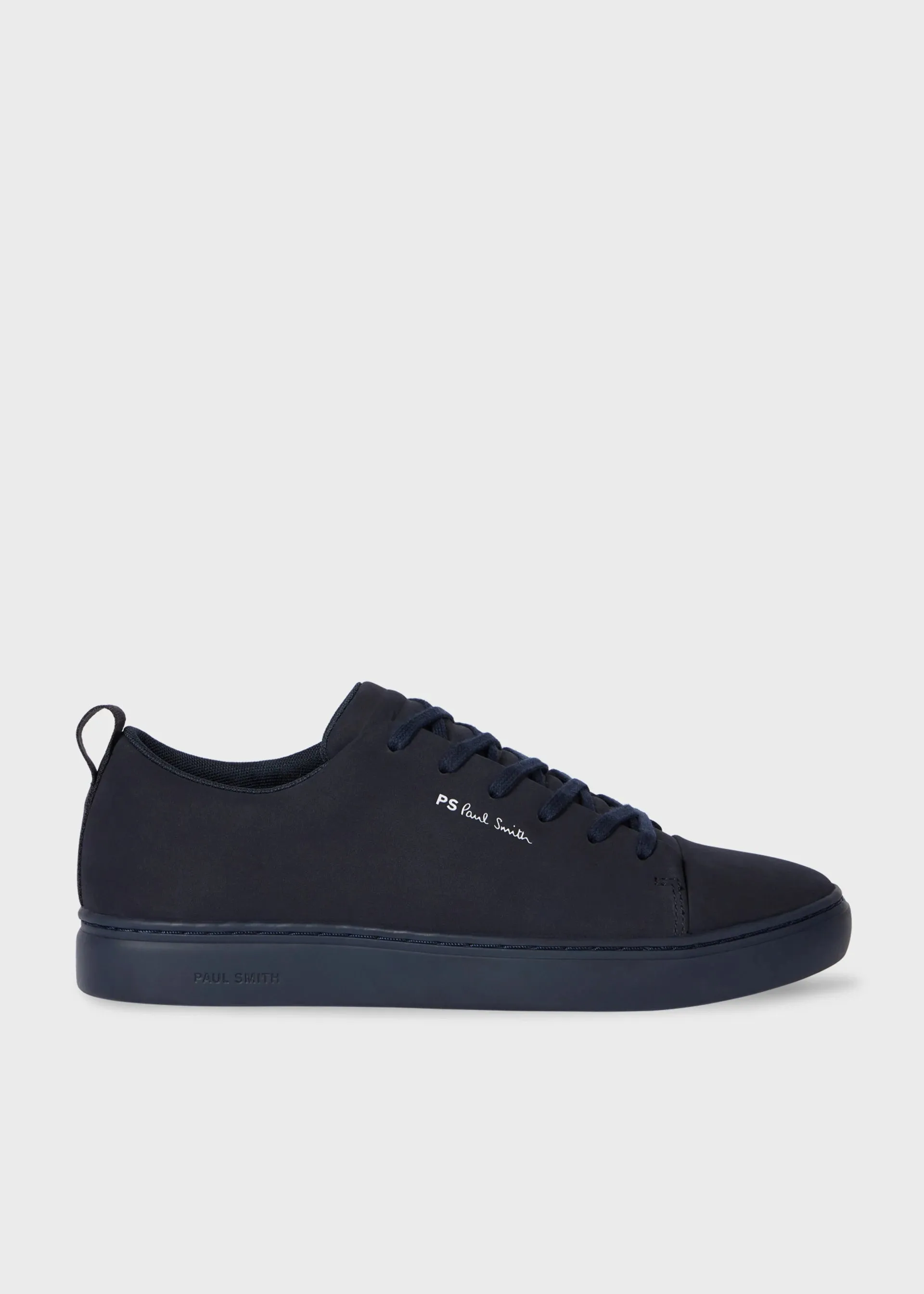Nubuck Leather 'Lee' Trainers - Navy