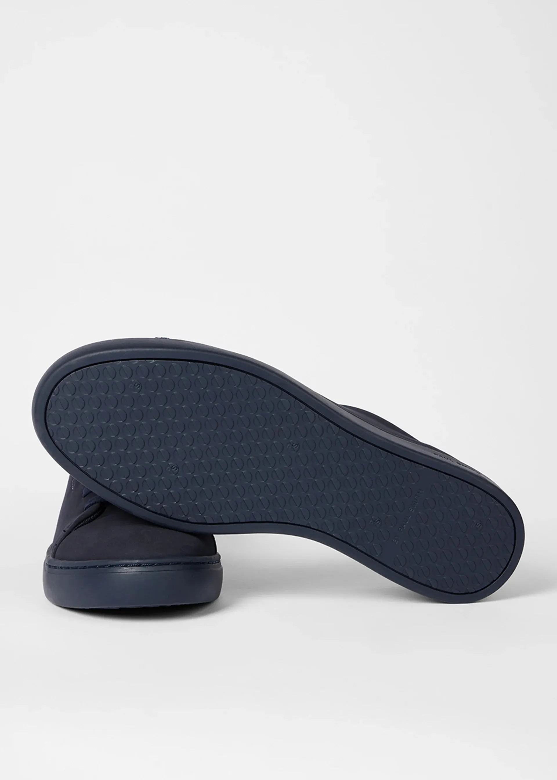 Nubuck Leather 'Lee' Trainers - Navy