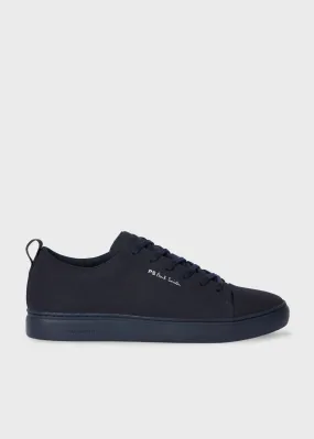 Nubuck Leather 'Lee' Trainers - Navy