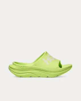 Ora Athletic Lettuce / White Slides