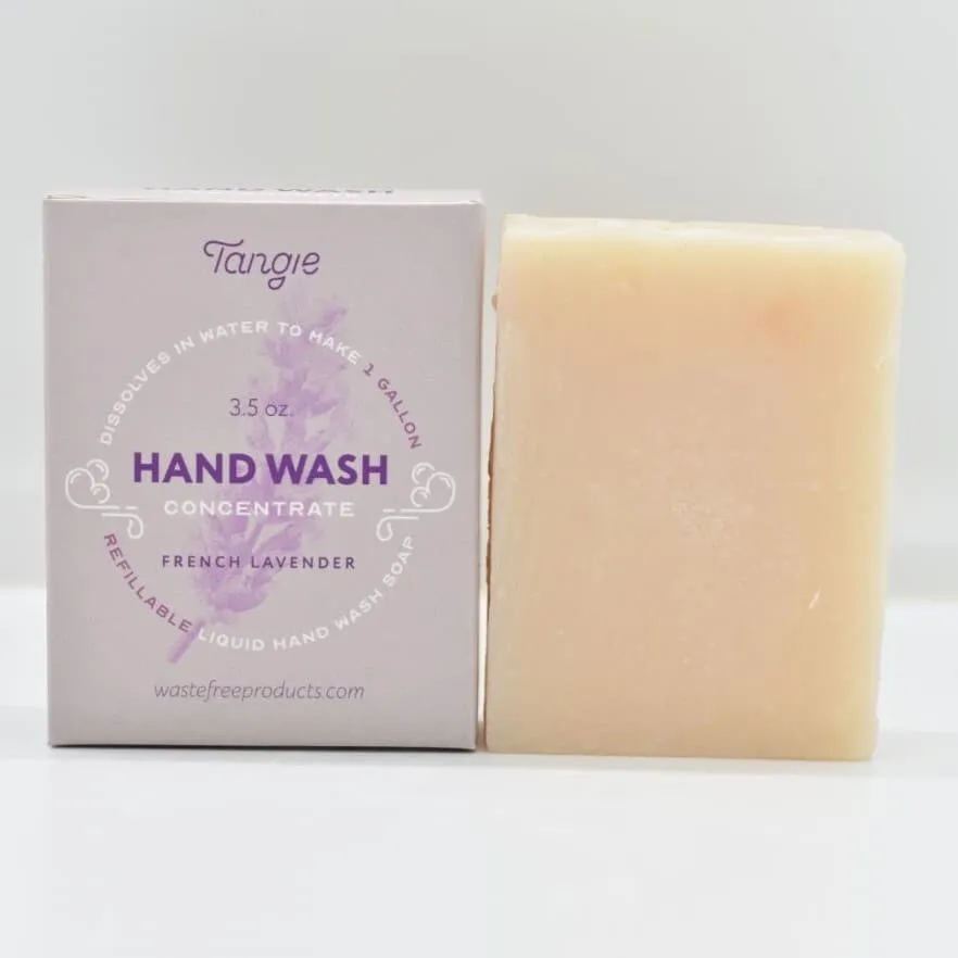 Packaged Lavender Hand Wash Concentrate. Dissolves To Make One Gallon.
