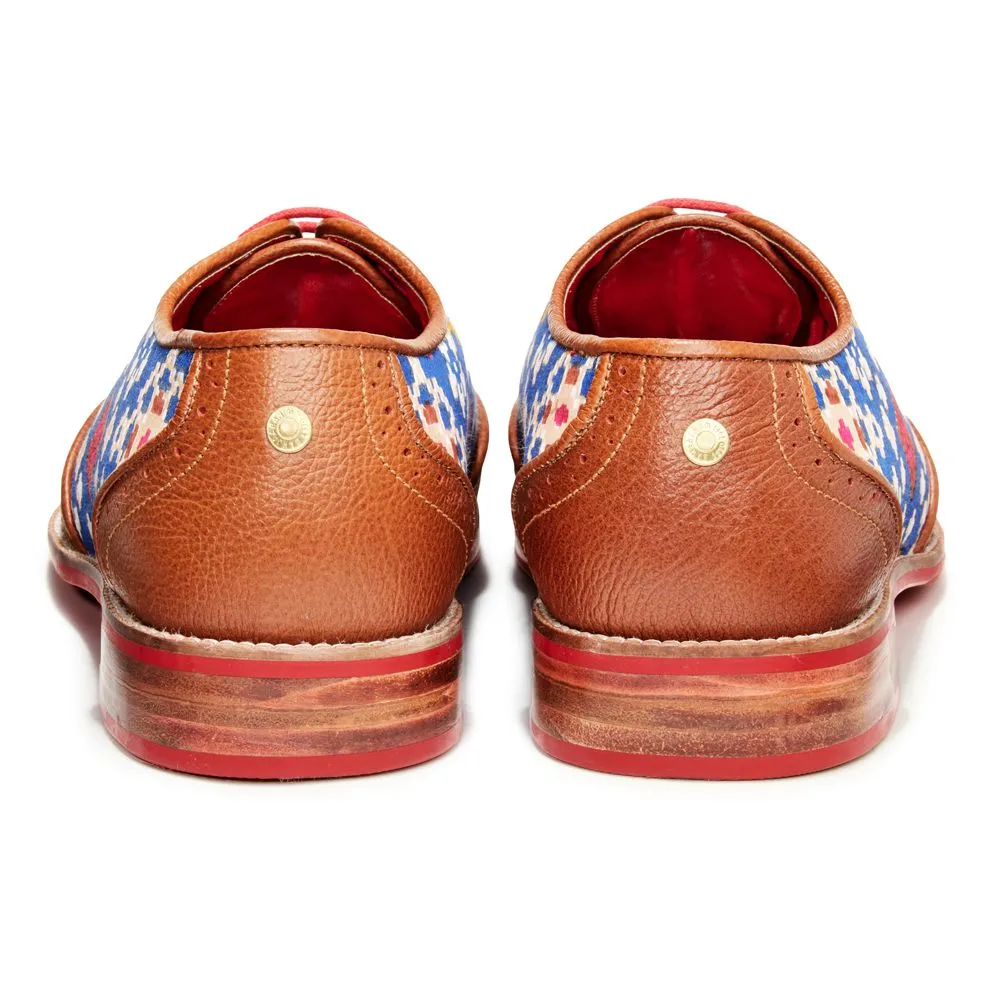 Patola Brogues Men – Cobalt
