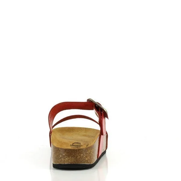 Plakton 343004 Red Two Strap Sandals