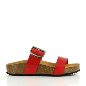 Plakton 343004 Red Two Strap Sandals
