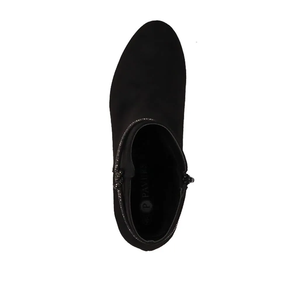 Platform-Heeled Ankle Boots - PLAN40017 / 326 212