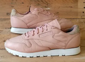 Reebok Classic Rose Low Leather Trainers UK8.5/US11/EU42.5 BD1181 Pink/White