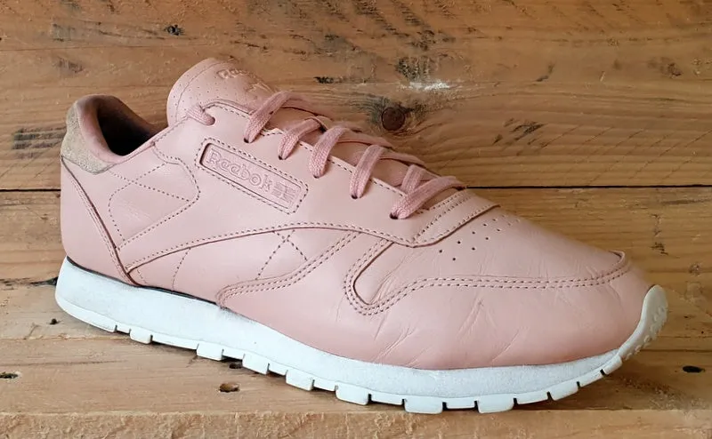 Reebok Classic Rose Low Leather Trainers UK8.5/US11/EU42.5 BD1181 Pink/White