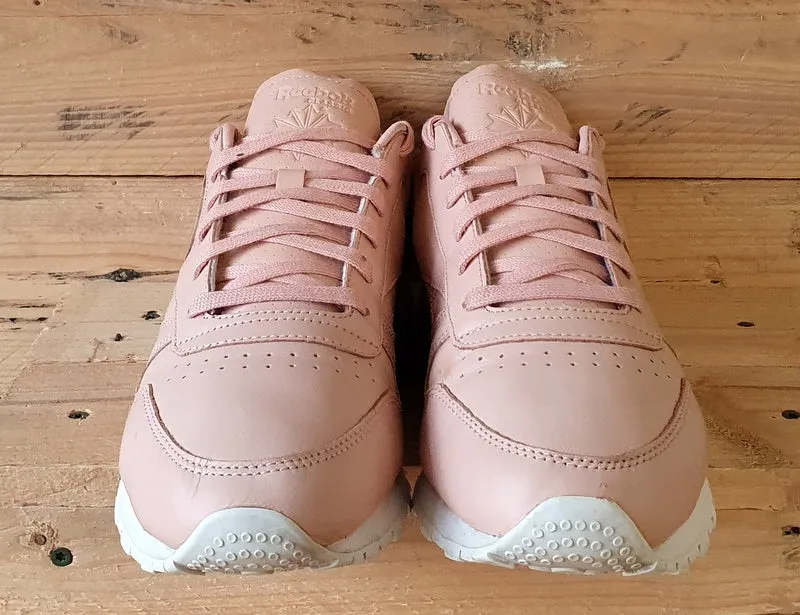 Reebok Classic Rose Low Leather Trainers UK8.5/US11/EU42.5 BD1181 Pink/White