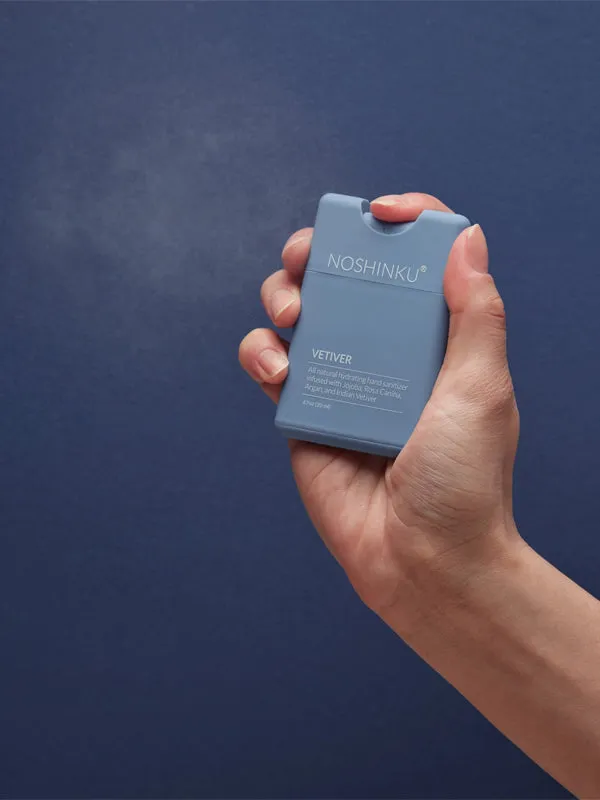 REFILLABLE Nourishing Pocket Sanitizer: Vetiver