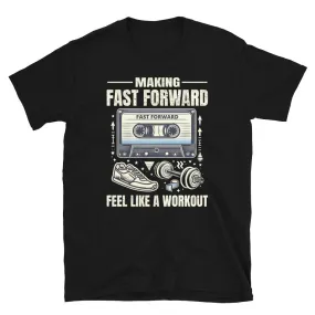 Retro 80s Workout Cassette Tape Design T-Shirt