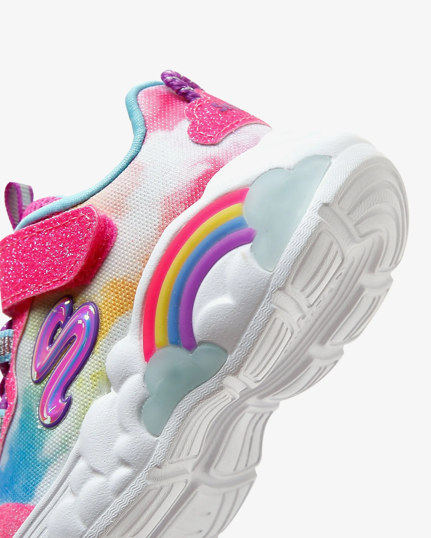 SKECHERS S LIGHTS: RAINBOW RACER - 302300N - PKMT