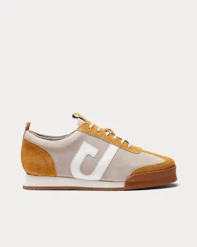 Sneaker 51 Eco Suede & Leather Sand Low Top Sneakers