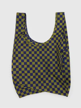 Standard Baggu: Pear Check Navy
