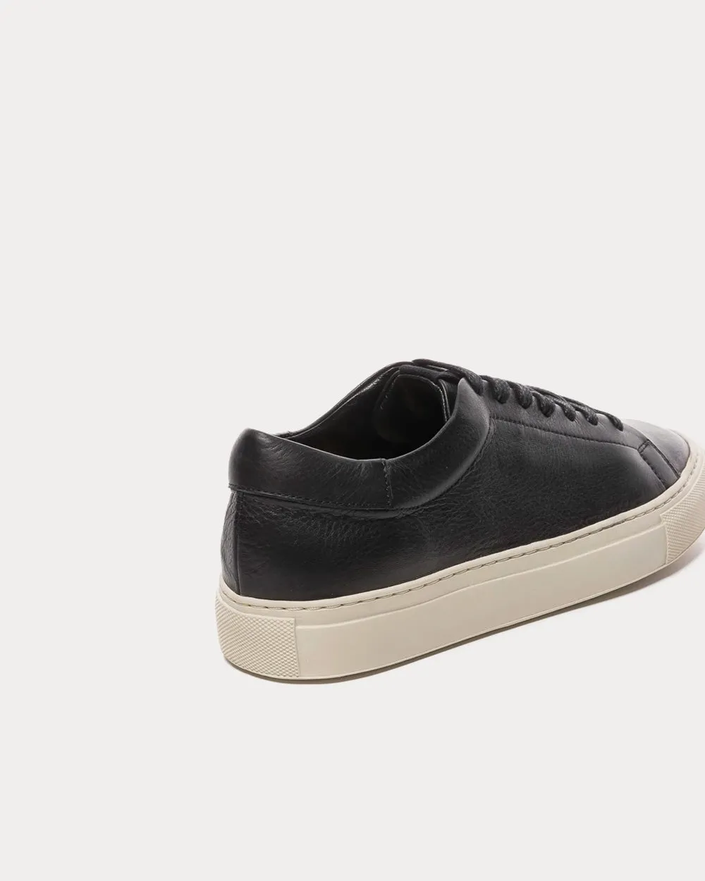 Stockholm Black Low Top Sneakers