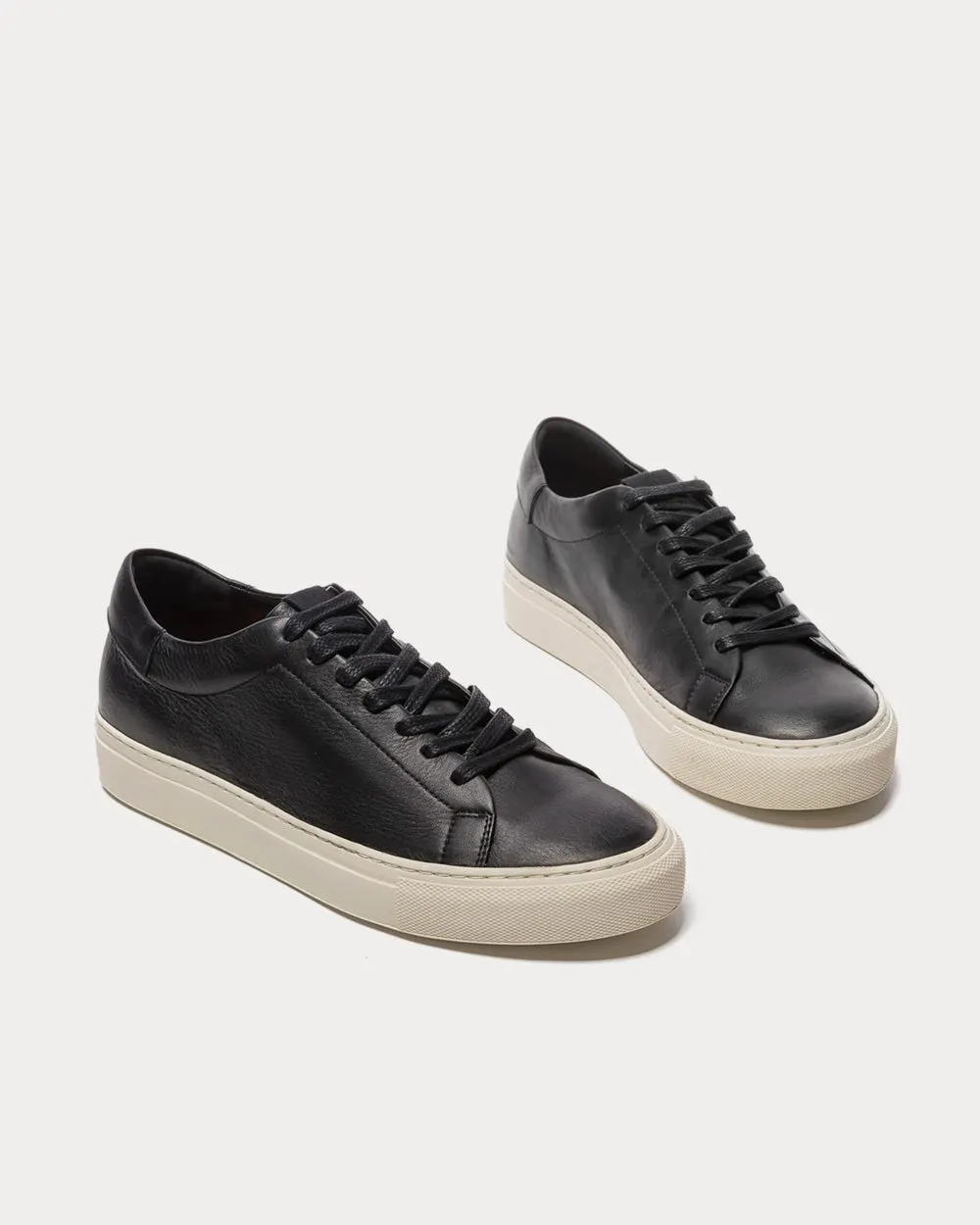 Stockholm Black Low Top Sneakers