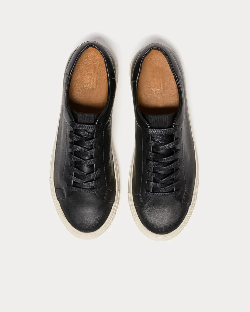 Stockholm Black Low Top Sneakers