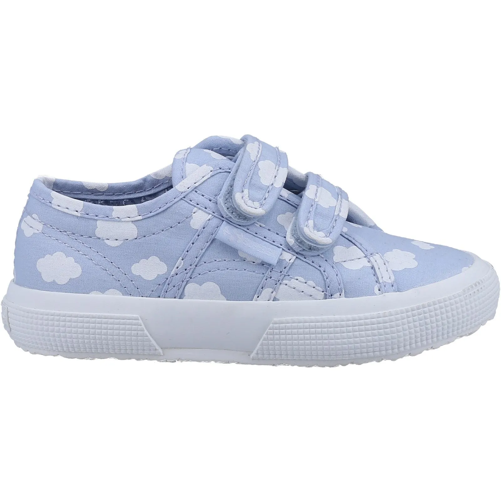 Superga Kids Unisex 2750 Cloud Print Trainers - Blue