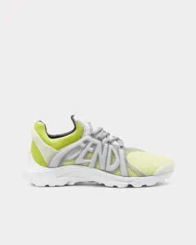 Tag Technical Mesh Yellow Low Top Sneakers