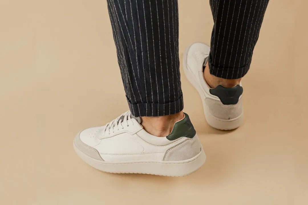 THE HEDONIST SNEAKERS - White Grey Green