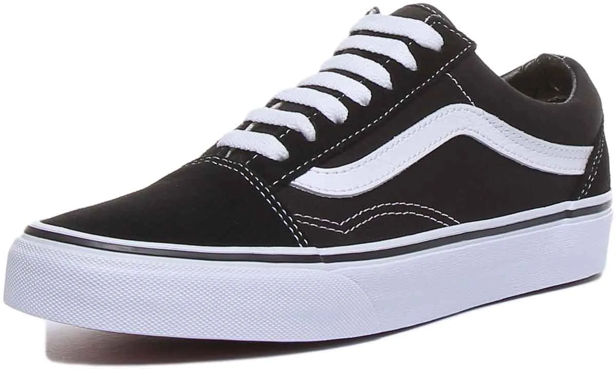 Vans Classic Old Skol In Black White For Men