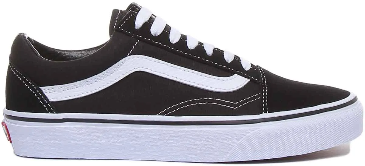 Vans Classic Old Skol In Black White For Men