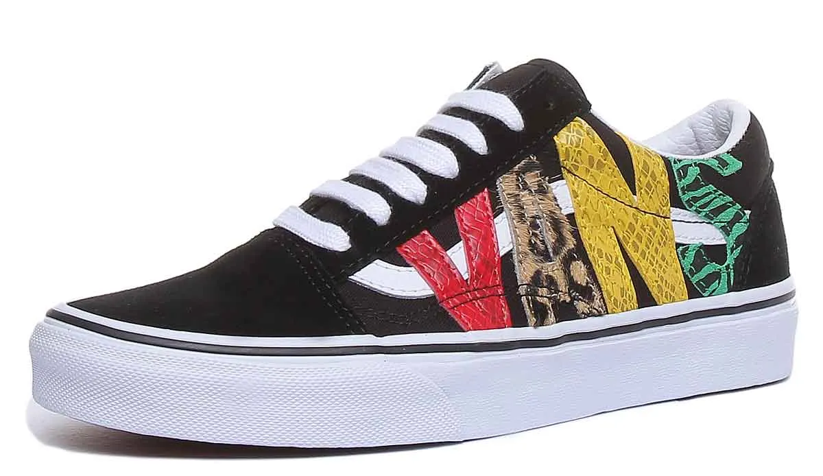 Vans Classic Old Skool In Black Multi For Women