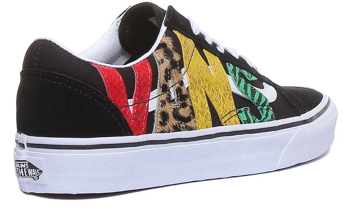 Vans Classic Old Skool In Black Multi For Women