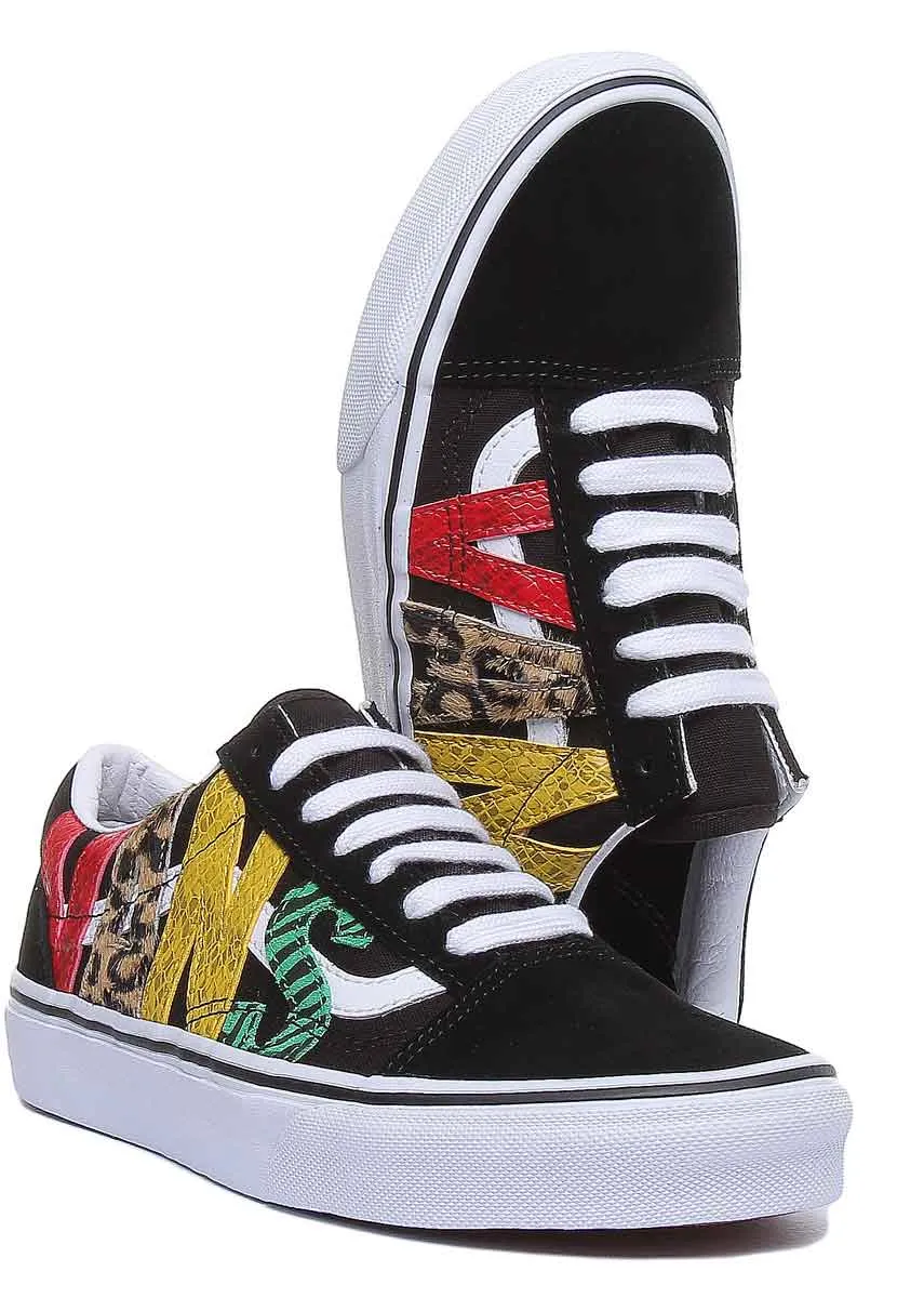 Vans Classic Old Skool In Black Multi For Women