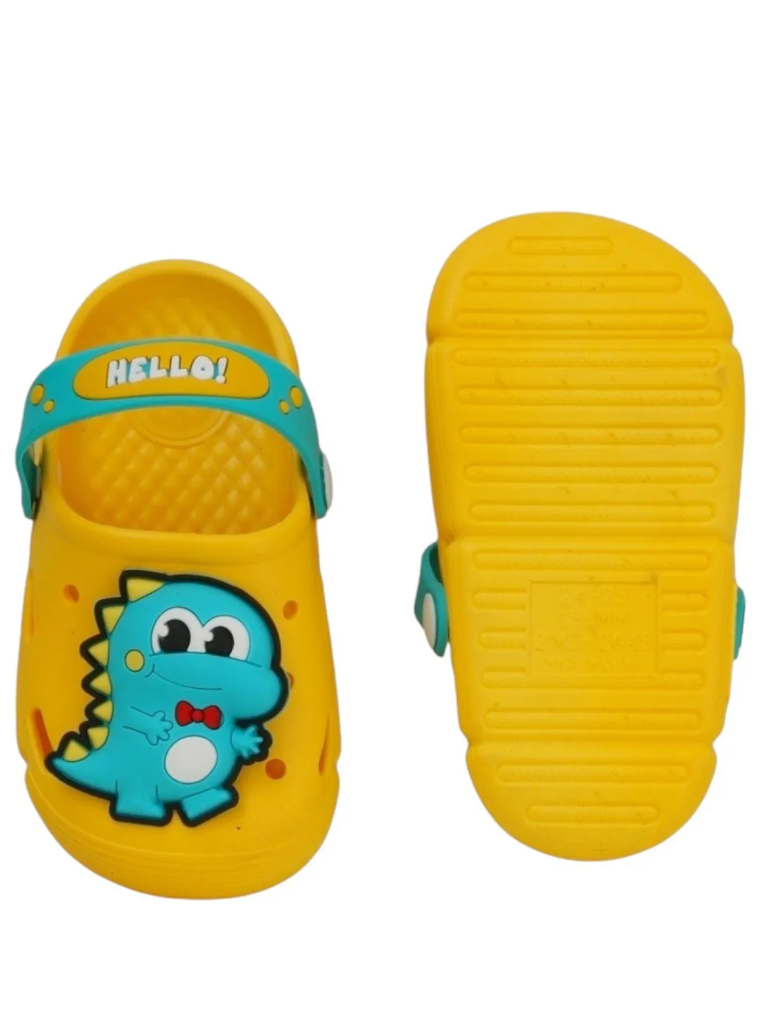 Versatile & Fun Yellow Dino Clogs for Boys