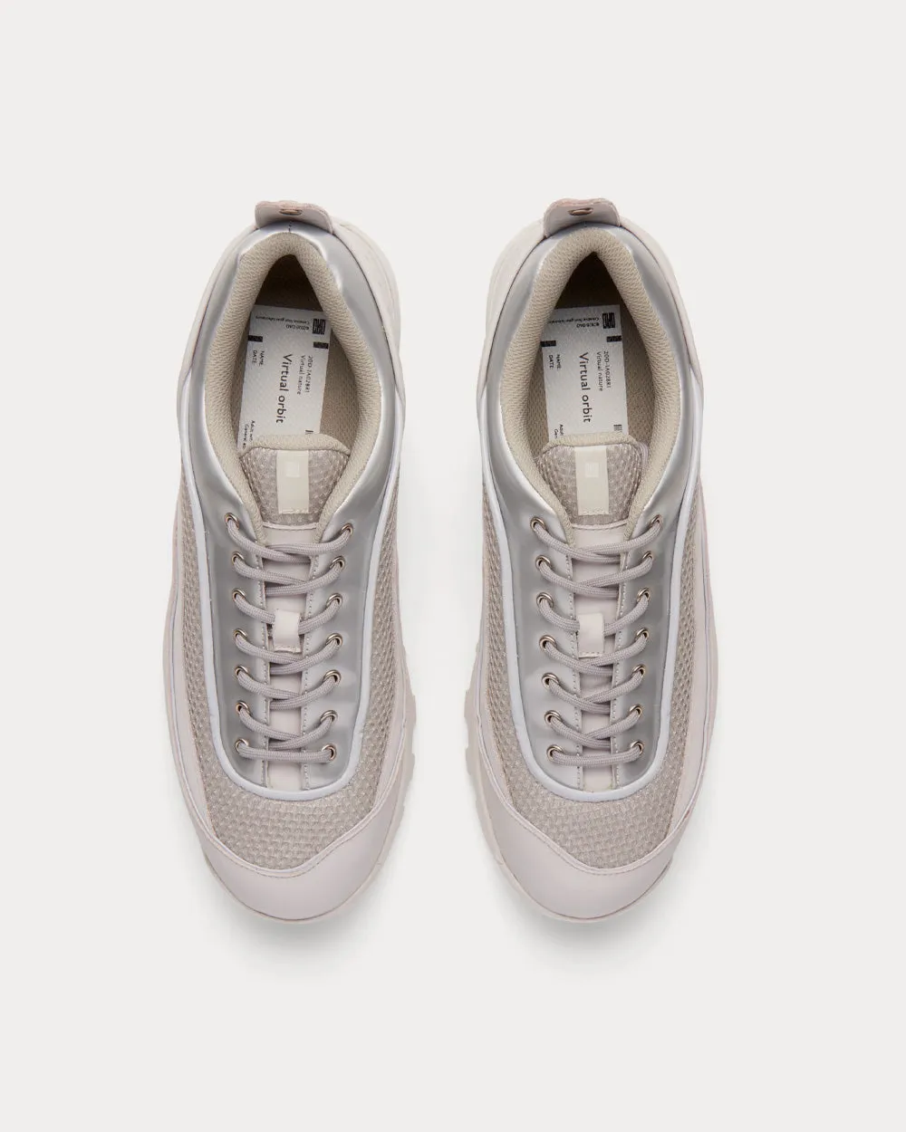 Virtual Orbit Silver Low Top Sneakers