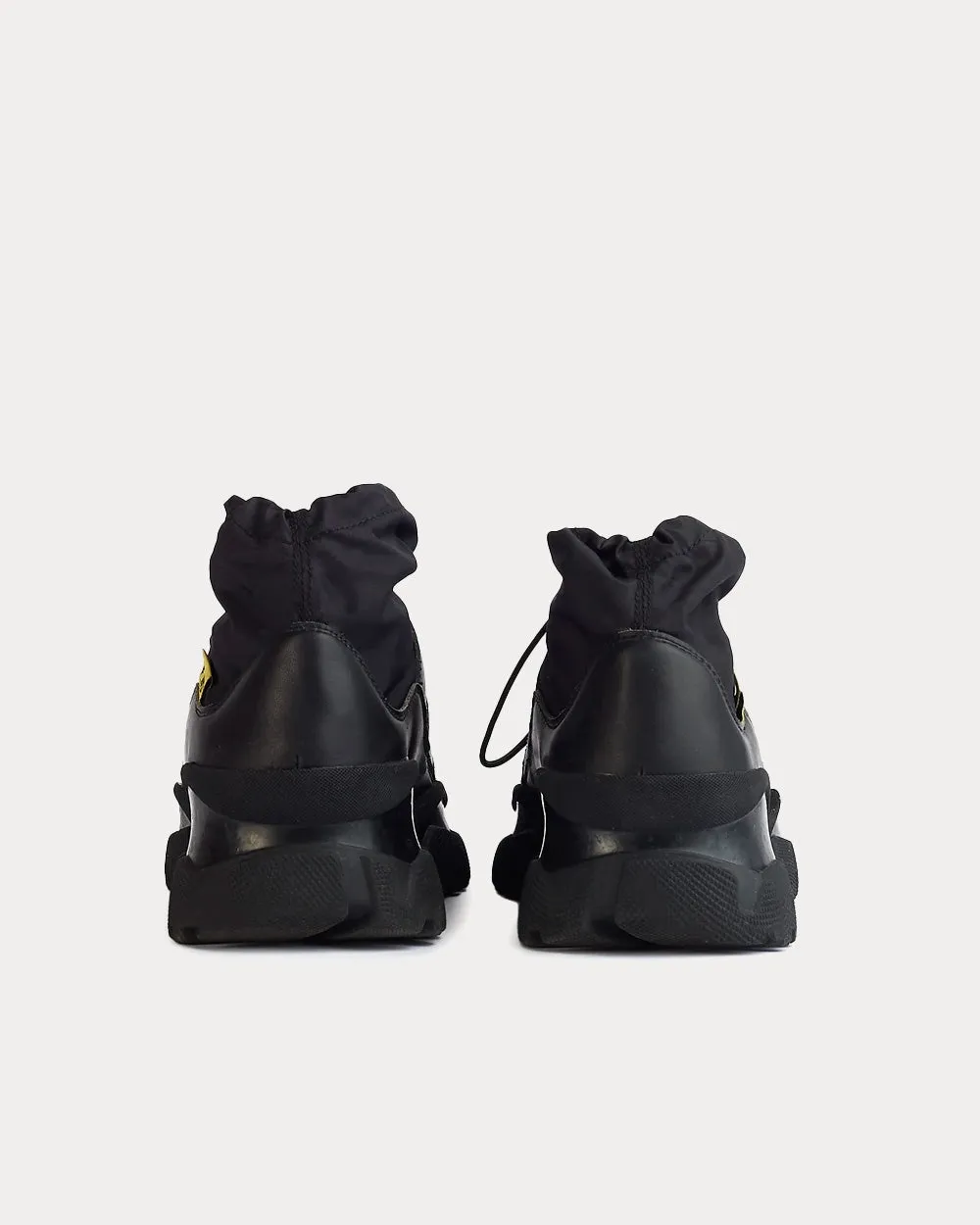 XP2_JUNK X Black High Top Sneakers