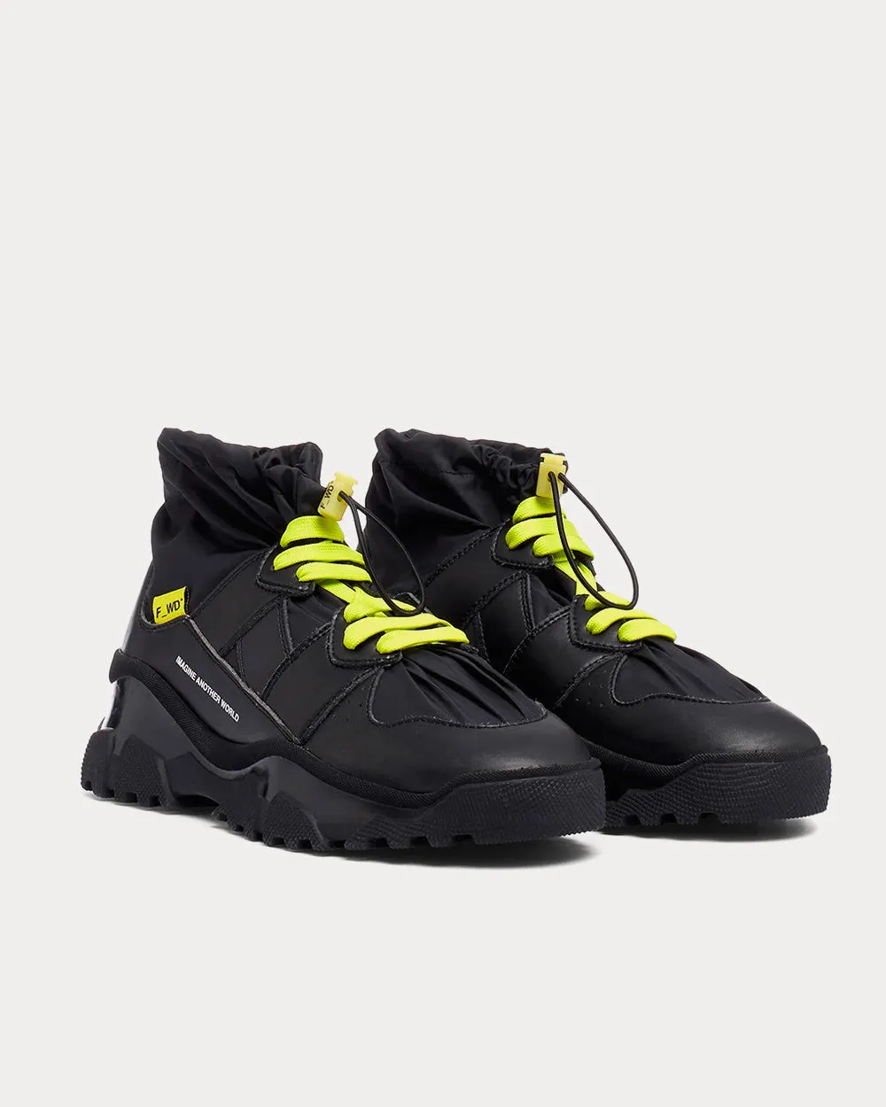 XP2_JUNK X Black High Top Sneakers