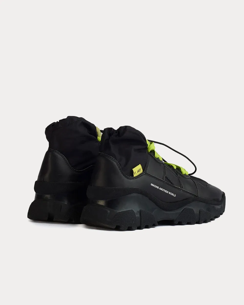 XP2_JUNK X Black High Top Sneakers